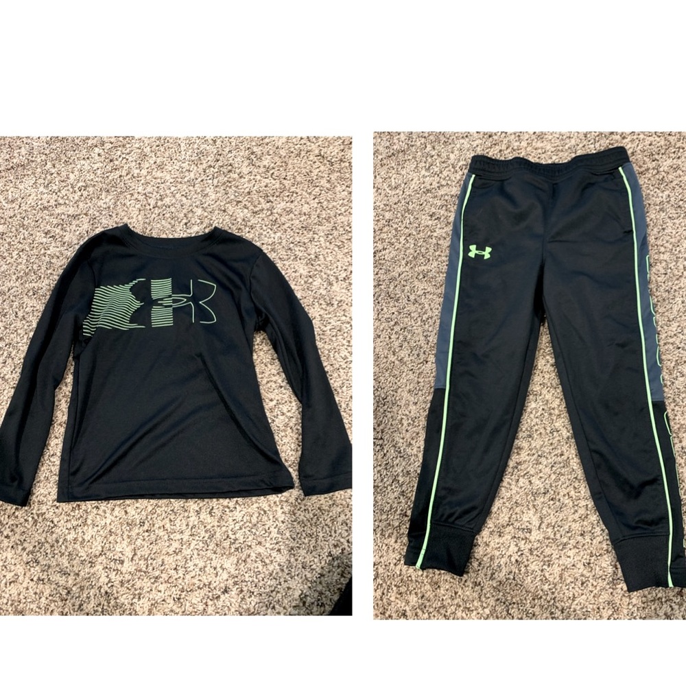 Boy Under Armour long sleeve and pants
